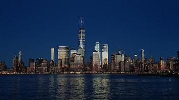 Cities, Sea, Architecture, Building, Evening, Tower HD wallpaper
