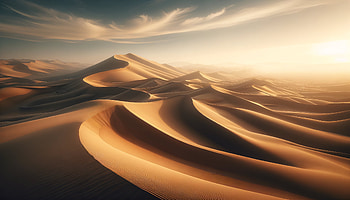 Majestic Dune Sunrise, sand dune, desert, landscape HD wallpaper
