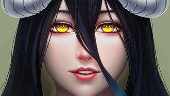 Albedo Overlord HD wallpaper