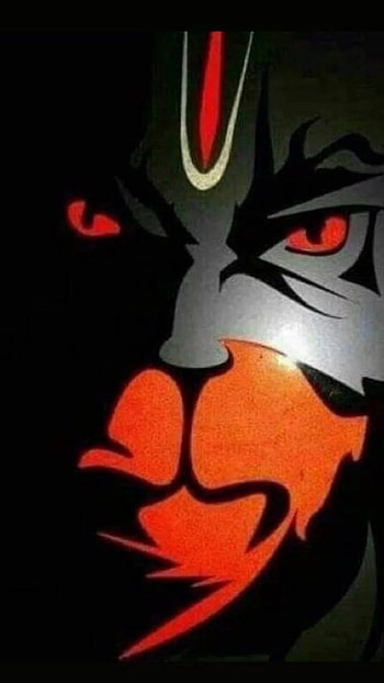 Jay Hanuman, Black Theme HD phone wallpaper
