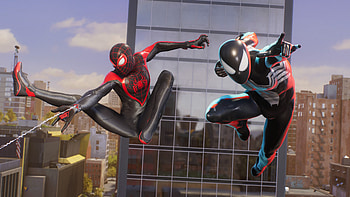 Miles and Peter, video game, Marvel's Spider-Man 2 HD wallpaper