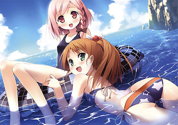 cute girls, cute, bikini, girls, pretty HD wallpaper