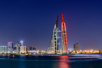 Bahrain world trade center, Iconic offices, Manama HD wallpaper