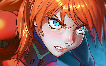 Asuka Langley Sohryu, , manga, Neon Genesis Evangelion, Angry Asuka, Evangelion, Soryu Asuka Rangure, Asuka Evangelion HD wallpaper