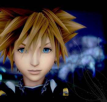 Sora, , hearts, kingdom HD wallpaper