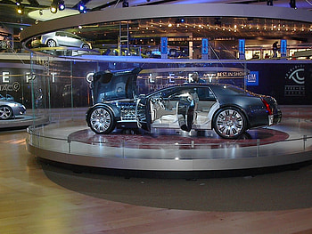 Cadillac Concept, blue, concept HD wallpaper