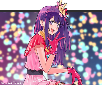Hoshino Ai, Ai Hoshino, Anime, Oshi no Ko HD wallpaper