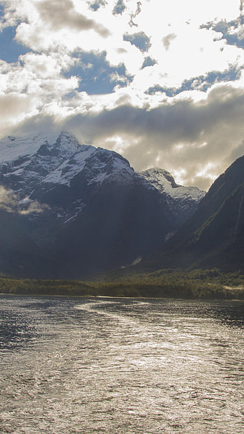Erdenatur Milford Sound, Aotearoa Neuseeland, Gebirge, Fjord HD phone wallpaper