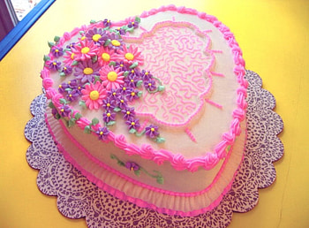 Have a sweet Valentines day, Valentines day, dessert, flowers, heart, cake HD wallpaper