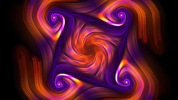 Abstract, Multicolored, Motley, Fractal, Blurred, Fuzzy, Swirling, Involute HD wallpaper
