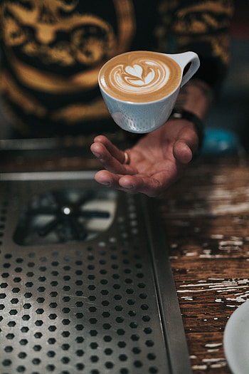 Food, Coffee, Hand, Cup, Levitation, Toss Up, Toss HD phone wallpaper