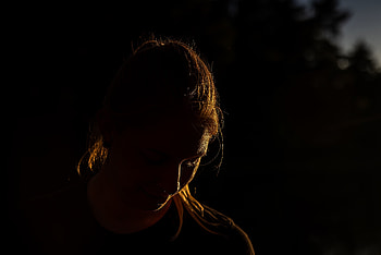 woman, dark HD wallpaper