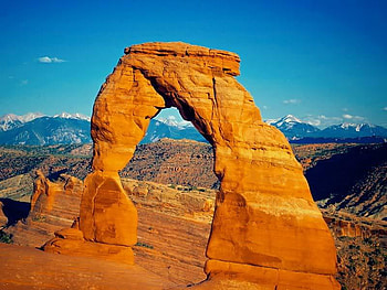 Delicate Arch, sky, canyon, arch, rock HD wallpaper