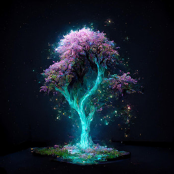 Tree, art, natural_landscape HD phone wallpaper