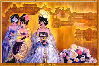 china, dress, fantasy, woman HD wallpaper