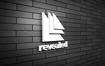 Revealed Recordings 3D logo, , gray brickwall, creative, music labels, Revealed Recordings logo, 3D art, Revealed Recordings HD wallpaper