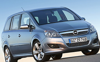 Zafira, opel, cars, silver, cool HD wallpaper