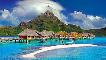 Bora Bora Island, Beautiful places, French Polynesia, Pacific charm HD wallpaper