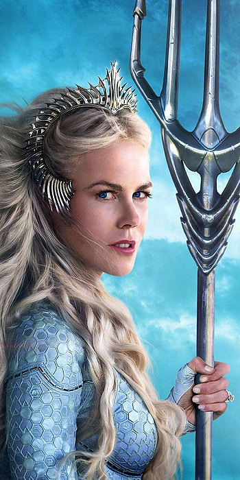 Nicole Kidman, Queen Atlanna, Aquaman film, 2018 HD phone wallpaper