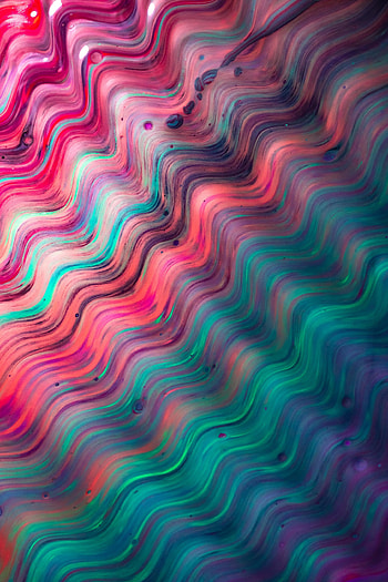 Ripple effect, colorful, abstract art HD phone wallpaper