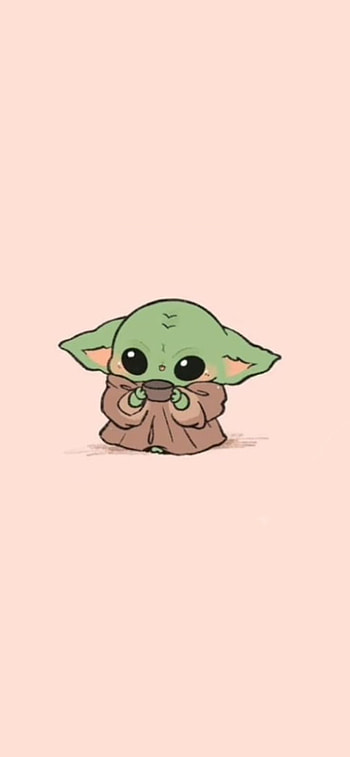 Baby Yoda, Pink, Baby_Yoda, Star_Wars HD phone wallpaper