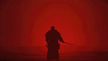 Ghost Of Tsushima Minimal , ghost-of-tsushima, 2023-games, games, minimalism, minimalist HD wallpaper