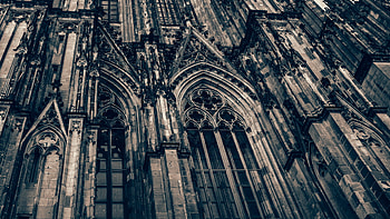Gothic Architecture, Beige building, Cologne cathedral HD wallpaper