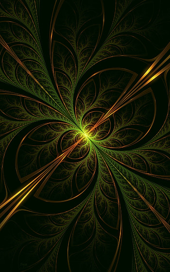 Abstract, Pattern, Fractal, Glow, Intricate, Confused HD phone wallpaper