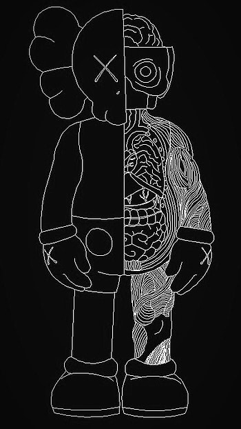 Dark anatomy HD phone wallpaper