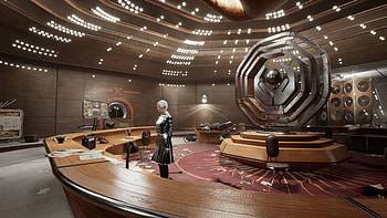 Atomic Heart Game - Futuristic Sci-Fi Interior Design, video game, Atomic Heart, futuristic interior, Sci Fi, technology HD wallpaper