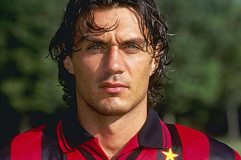 Paolo Maldini: Iconic A.C. Milan, soccer, A.C. Milan HD wallpaper