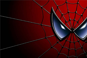 Spiderman Wide Screen, hero, comics, red, eyes, bite, spider HD wallpaper