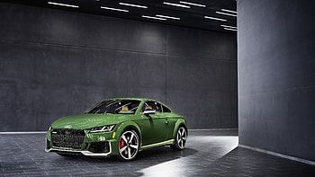 Green Audi TT RS Coupe Sport Car Cars HD wallpaper