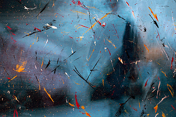 Abstract, Paint, Glass, Stains, Spots, Smears, Strokes HD wallpaper