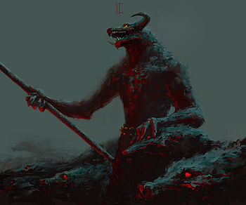 Mitras summoner, fantasy, creature HD wallpaper