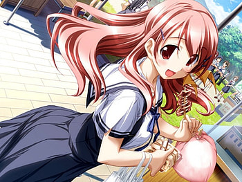 Matsuri, anime girl, pink, anime, festival HD wallpaper