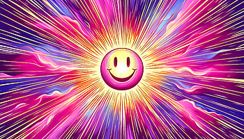 Radiant Smiley Face, smiley face, colorful, Abstract HD wallpaper