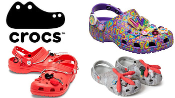 Lisa Frank collaboration, Limited edition Crocs, Purple women's shoes, New in box HD wallpaper