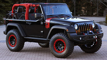 SUV Jeep Wrangler, Level Red, Thrilling performance HD wallpaper