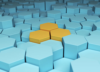 3D, Form, Forms, Hexagons, Hexagonals HD wallpaper
