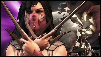 Mortal Kombat X: Mileena Uncut Fatality, X-Ray and Variations (PS4) HD wallpaper