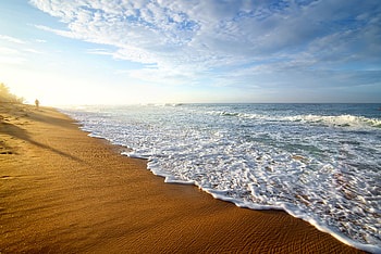 Beach Ultra , beach, waves, nature HD wallpaper