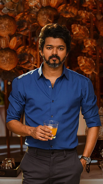 Vijay Beast, Wooden Background HD phone wallpaper