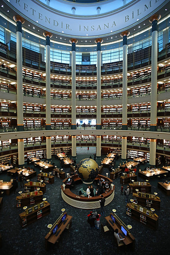 Presidential Library Ankara, Libraries HD phone wallpaper