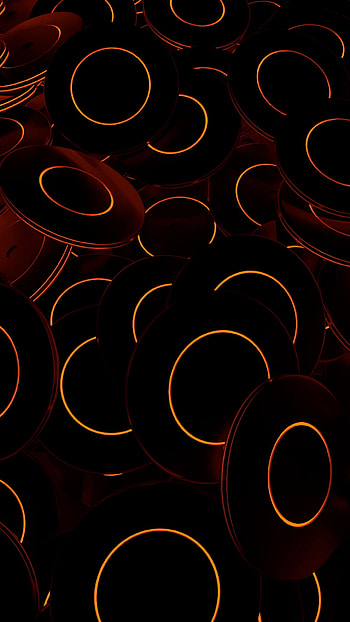 Disks, Glow in the Dark HD phone wallpaper