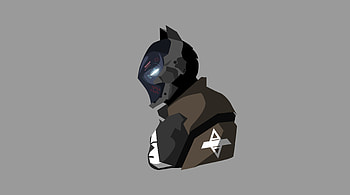 Batman Arkham Knight Minimalism, batman, batman-arkham-knight, artwork, artstation, artist, superheroes, minimalism HD wallpaper