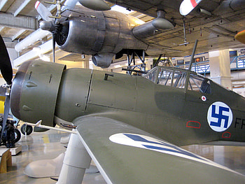 Fokker D21, ww2, douglas, winter war, green HD wallpaper