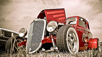 Retro Car, vintage, cars, retro HD wallpaper