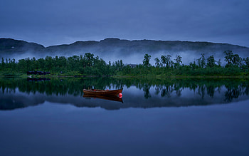 Lake In Norway, water, reflection, norway, lake HD wallpaper