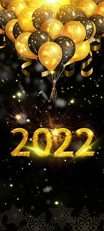 Happy NewYear 2022, gold, beautiful, art, graph, festival, new year HD phone wallpaper
